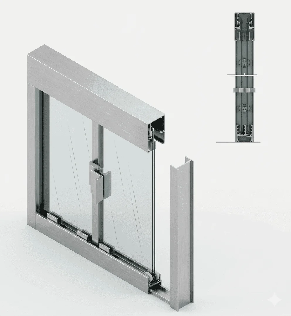 Puerta para baño Templex